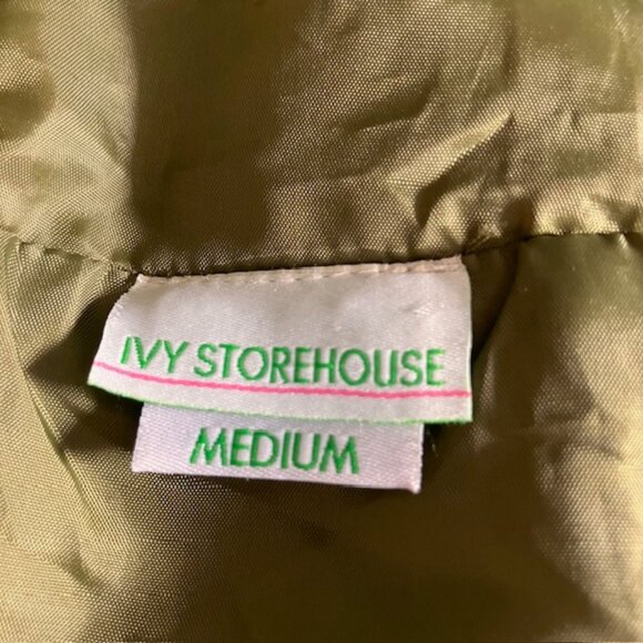 Ivy Storehouse sorority women's mid length utility coat olive green size MED - Picture 3 of 4